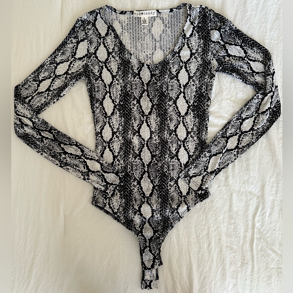 Snake skin body suit